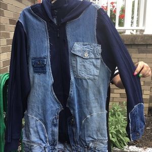 Denim/Hoodie Hybrid